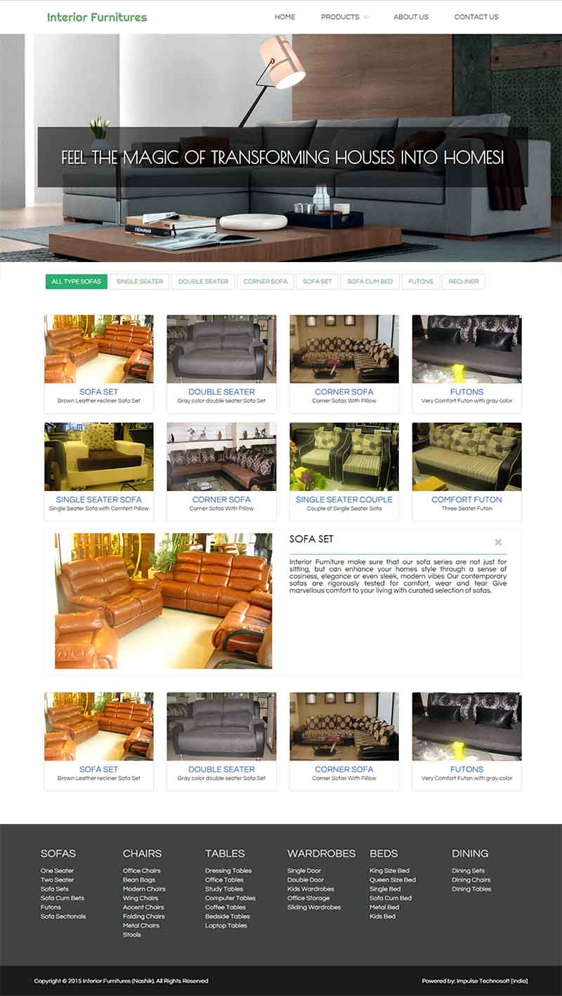 Interior Furnitures Shopee, India